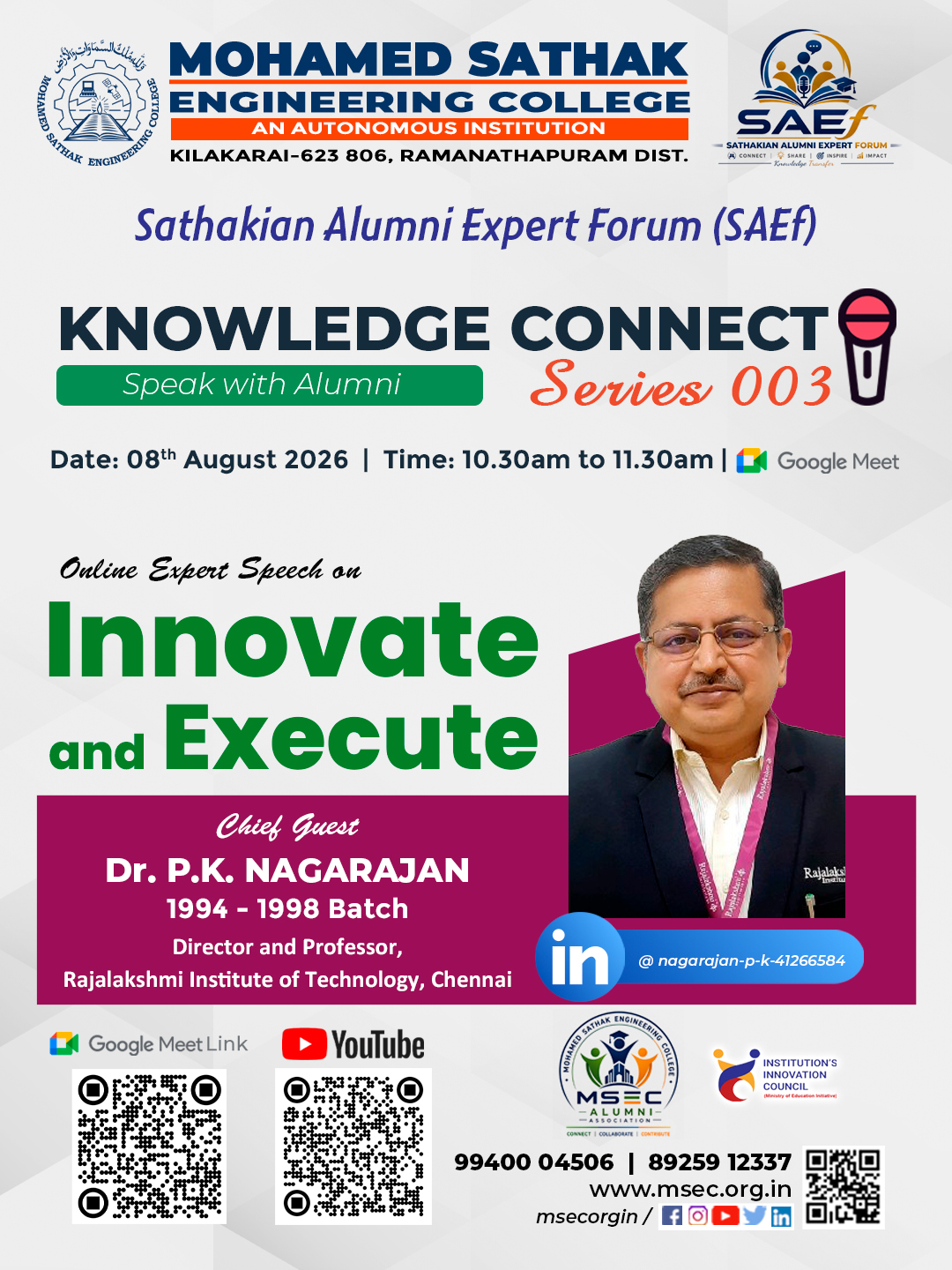 Talk Poster